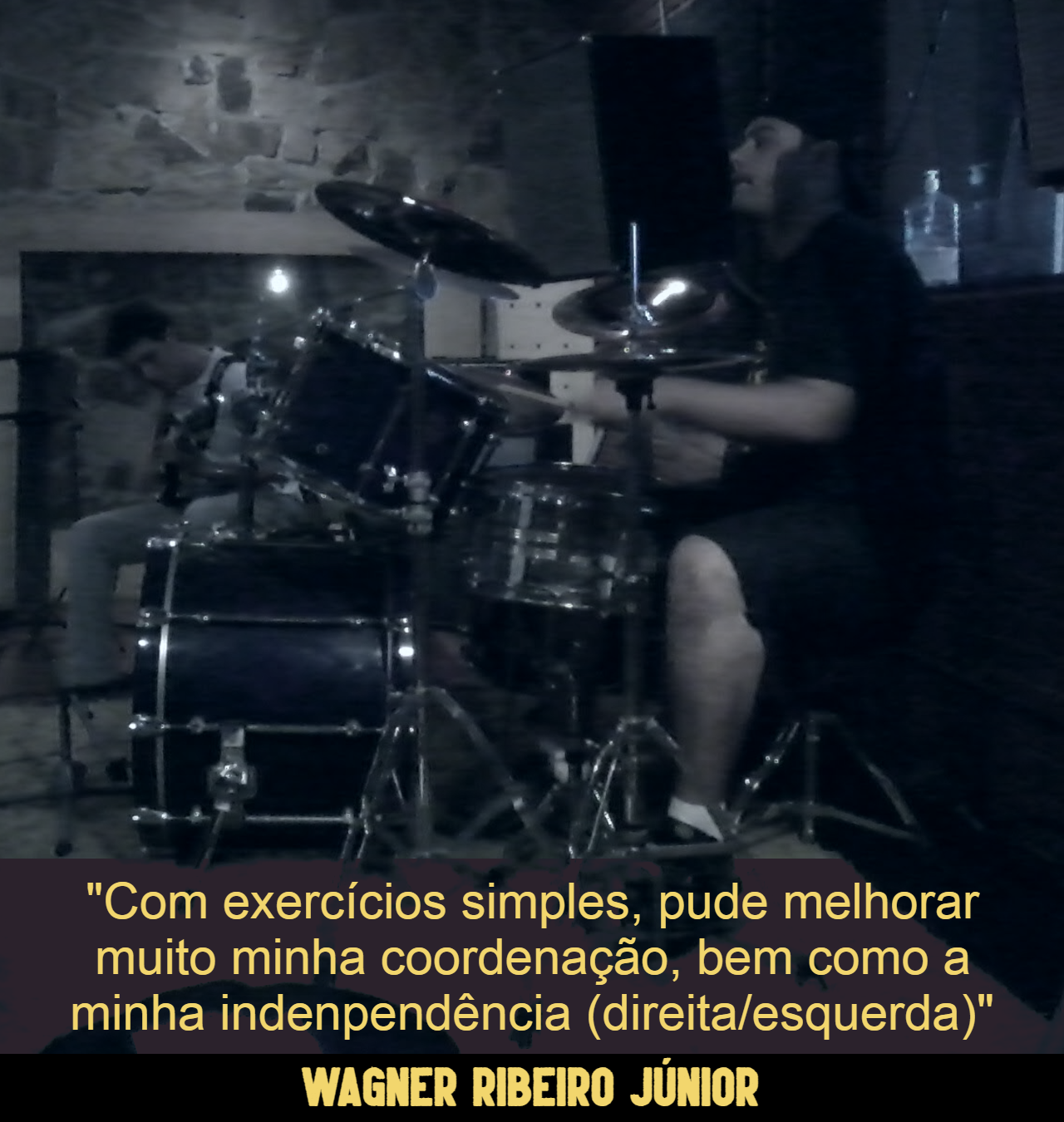 Professor de bateria - Gustavo Belloto